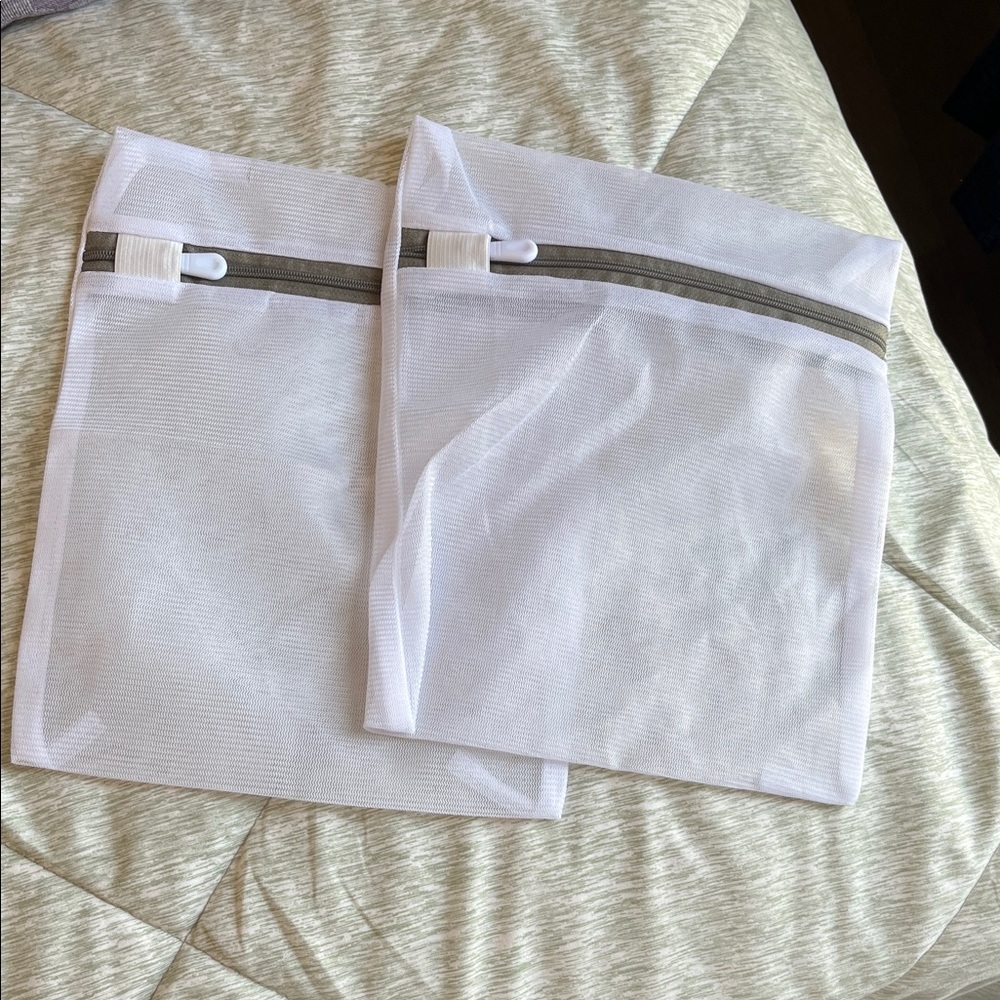 White Mesh Laundry Bags